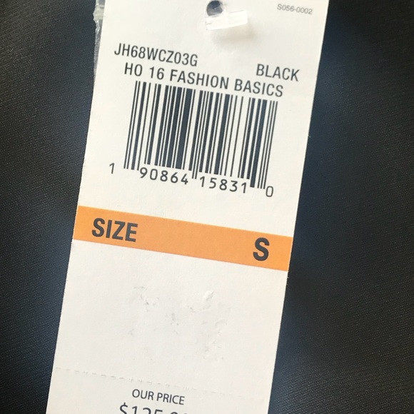 🌷 MICHAEL KORS Black Faux Wrap Flounce Dress - Picture 6 of 8